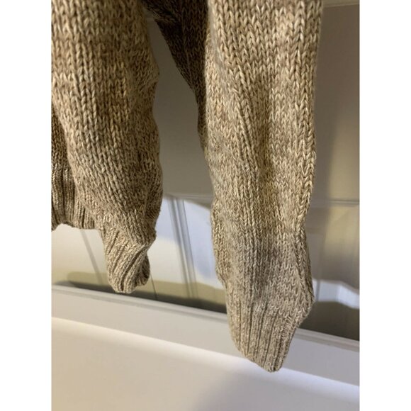 Chaps Men's Sz XXL‎ Elbow Patch Pullover Brown Cotton Sweater - Picture 5 of 7